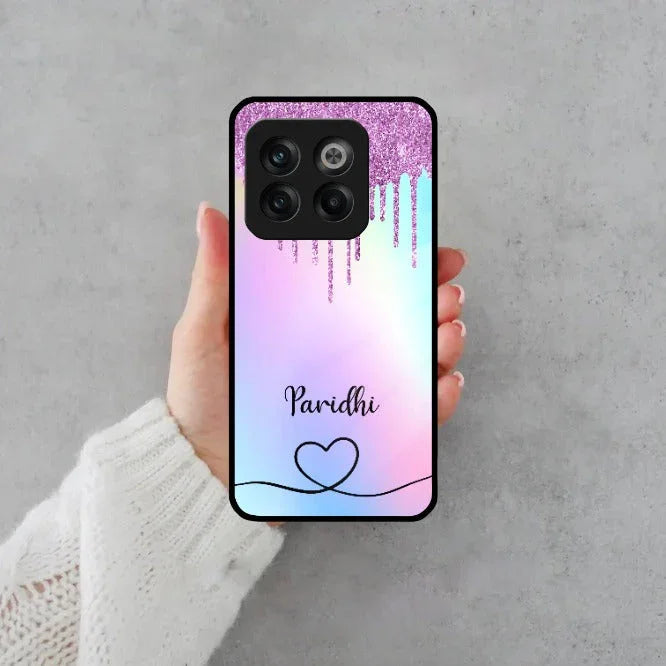 MultiColor Glitter Glass Case For OnePlus - ShopOnCliQ