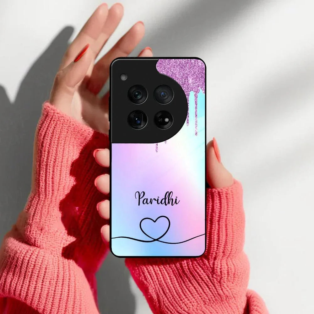 MultiColor Glitter Glass Case For OnePlus - ShopOnCliQ