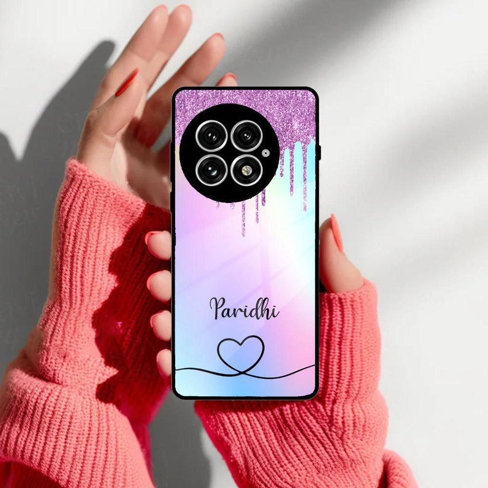 MultiColor Glitter Glass Case For OnePlus - ShopOnCliQ