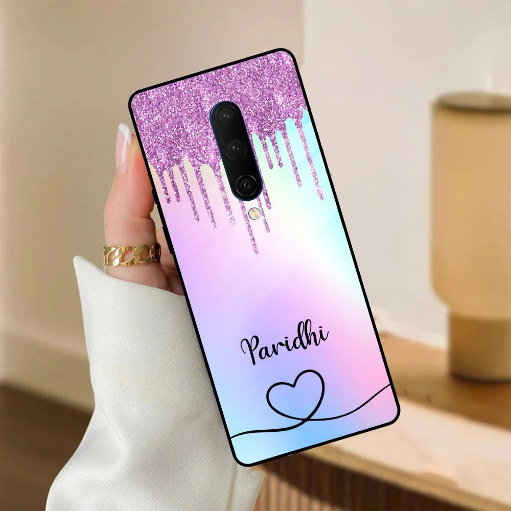 MultiColor Glitter Glass Case For OnePlus - ShopOnCliQ