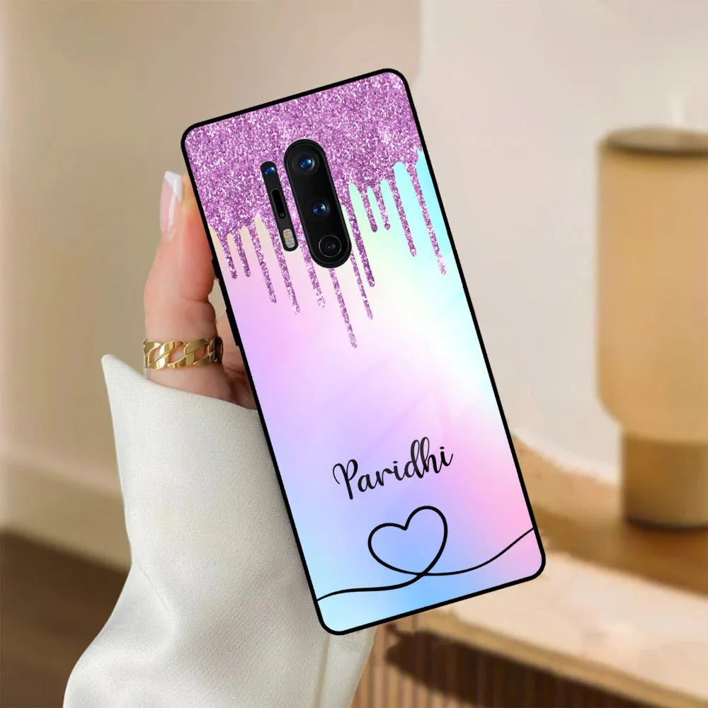 MultiColor Glitter Glass Case For OnePlus - ShopOnCliQ