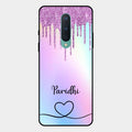 MultiColor Glitter Glass Case For Oneplus 8