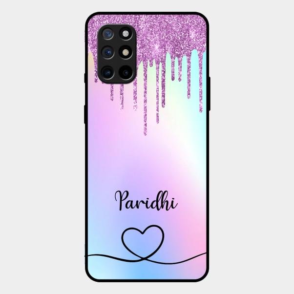 MultiColor Glitter Glass Case For Oneplus 8T