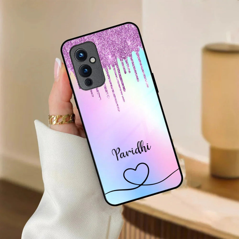 MultiColor Glitter Glass Case For OnePlus - ShopOnCliQ