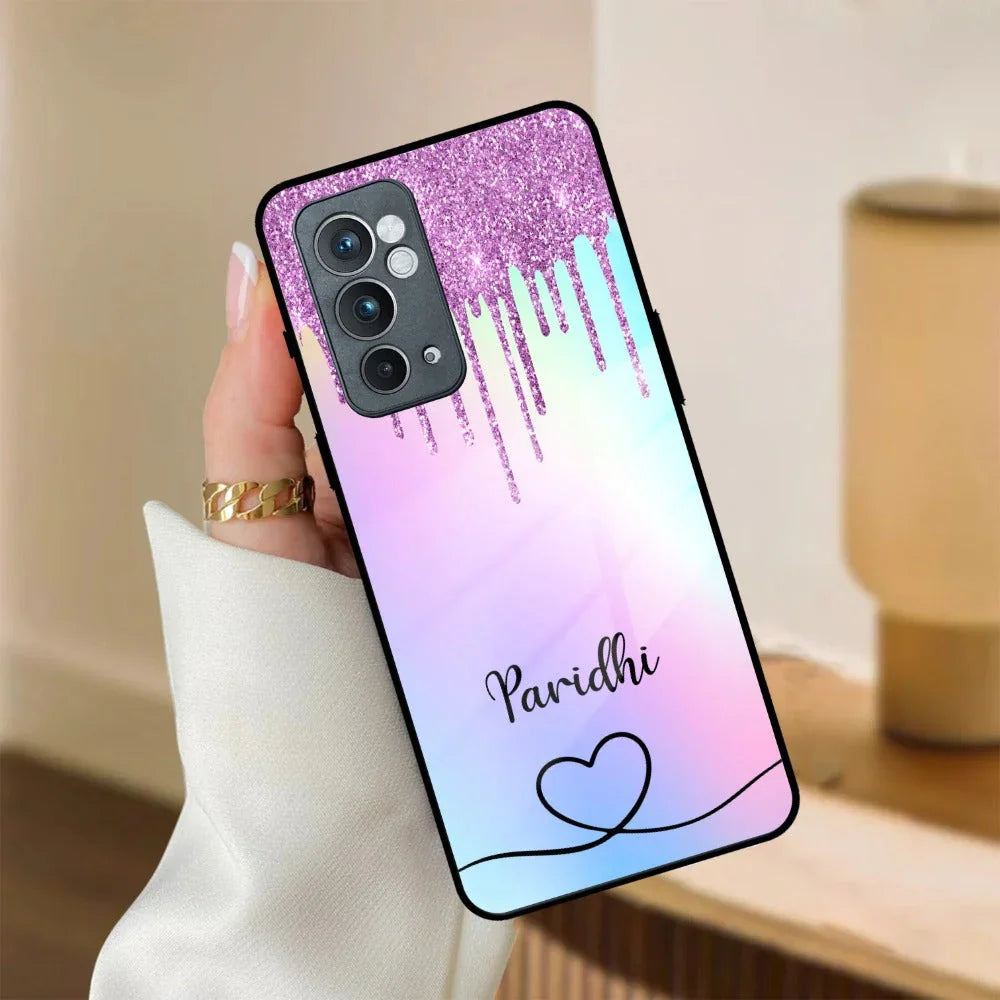 MultiColor Glitter Glass Case For OnePlus - ShopOnCliQ