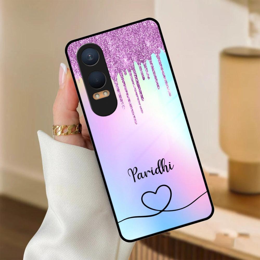 MultiColor Glitter Glass Case For OnePlus - ShopOnCliQ