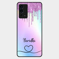 MultiColor Glitter Glass Case For Oppo A55