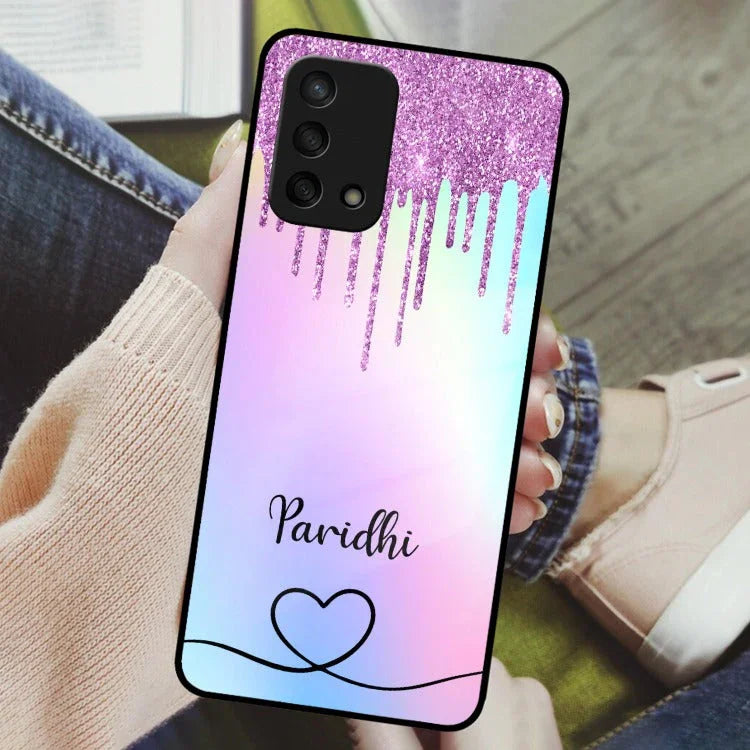 MultiColor Glitter Glass Case For Oppo - ShopOnCliQ