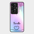 MultiColor Glitter Glass Case For Oppo F25 Pro 5G