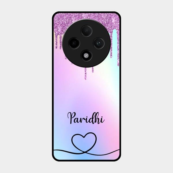 MultiColor Glitter Glass Case For Oppo F27 Pro Plus 5G