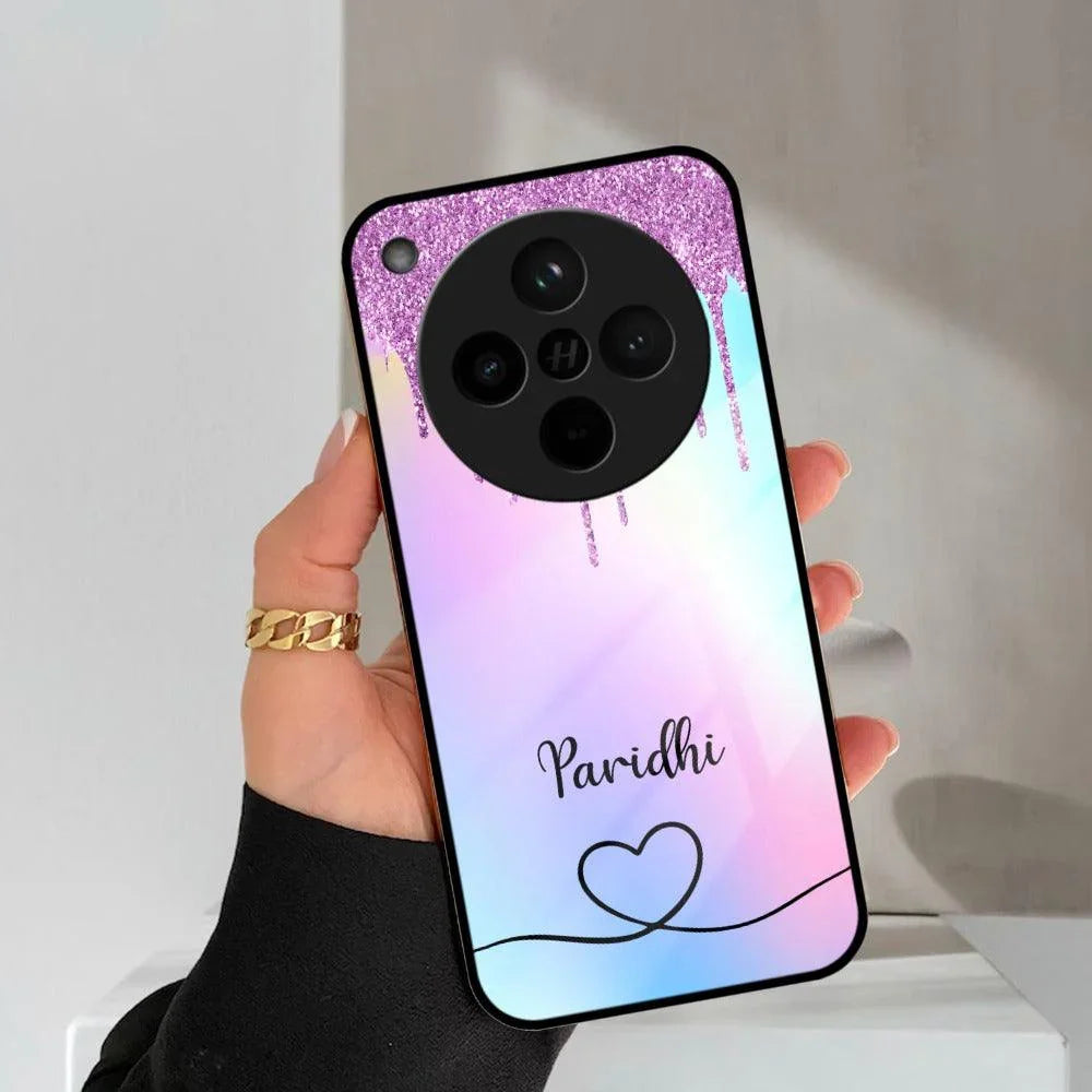 MultiColor Glitter Glass Case For Oppo - ShopOnCliQ