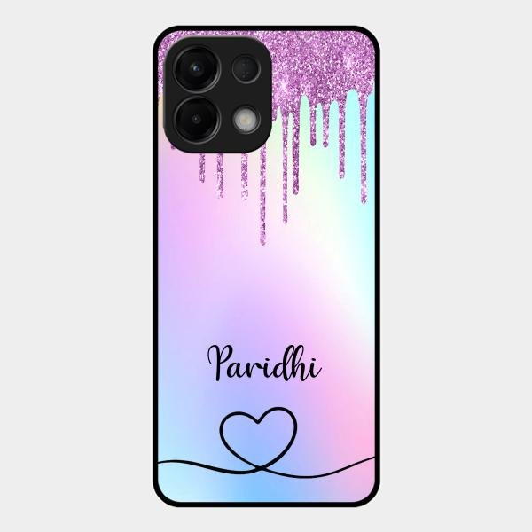 MultiColor Glitter Glass Case For Oppo K13 5G