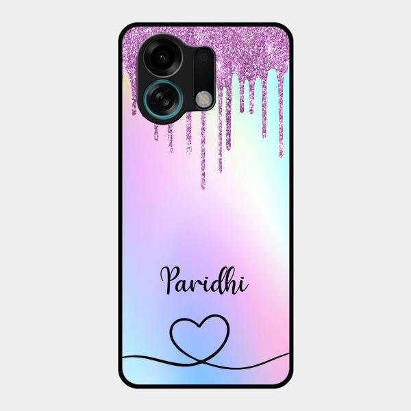 MultiColor Glitter Glass Case For Oppo K13 Turbo 5G