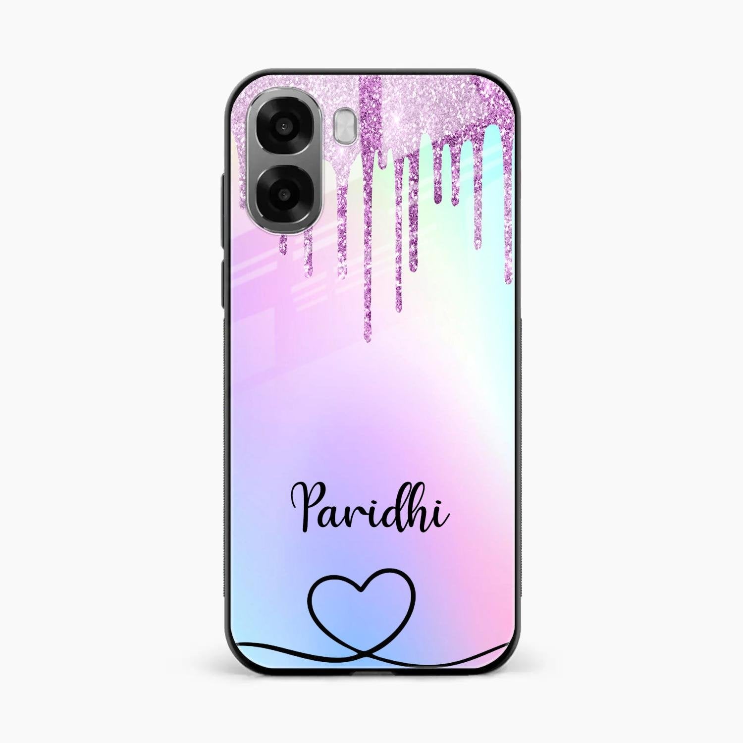 MultiColor Glitter Glass Case For Oppo K14x 5G