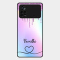 MultiColor Glitter Glass Case For Poco X4 Pro 5G