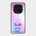 MultiColor Glitter Glass Case For Poco X7 5G