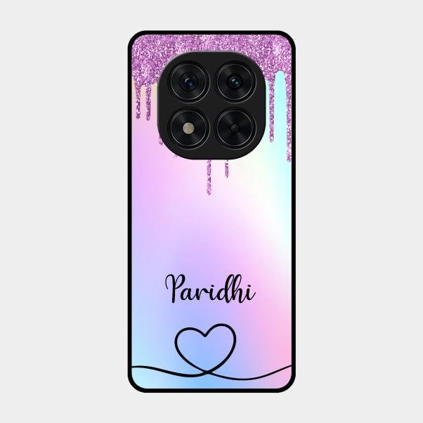 MultiColor Glitter Glass Case For Poco X7 5G