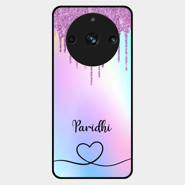 MultiColor Glitter Glass Case For Realme 11 Pro Plus 5G