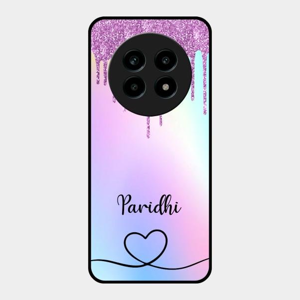 MultiColor Glitter Glass Case For Realme 13 Pro Plus 5G