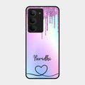 MultiColor Glitter Glass Case For Realme 14X 5G