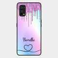 MultiColor Glitter Glass Case For Realme 7 Pro