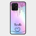 MultiColor Glitter Glass Case For Realme 9I 5G
