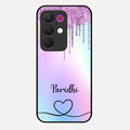 MultiColor Glitter Glass Case For Realme C85 5G