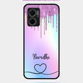 MultiColor Glitter Glass Case For Redmi 11 Prime 5G