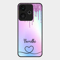 MultiColor Glitter Glass Case For Redmi 13 5G