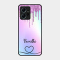 MultiColor Glitter Glass Case For Redmi Note 12 4G