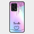 MultiColor Glitter Glass Case For Redmi Note 12 Pro 5G