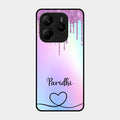 MultiColor Glitter Glass Case For Redmi Note 14 5G