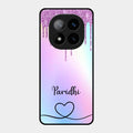 MultiColor Glitter Glass Case For Redmi Note 14 Pro Plus 5G