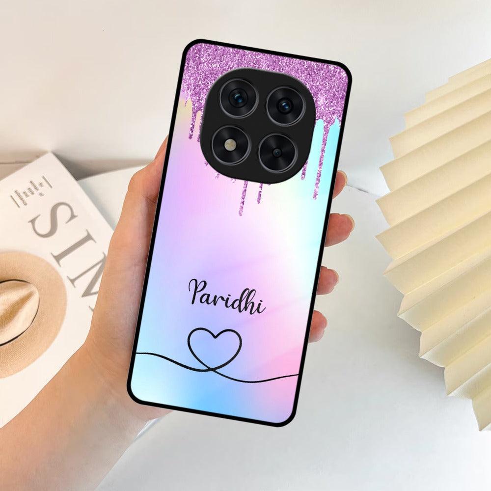 Styles Girl With Flower Glass Case For Poco