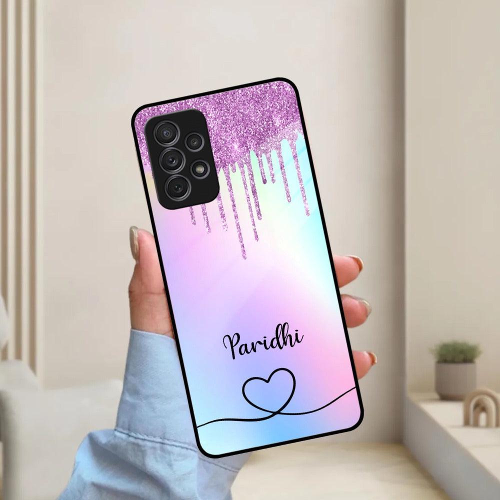 MultiColor Glitter Glass Case For Samsung - ShopOnCliQ