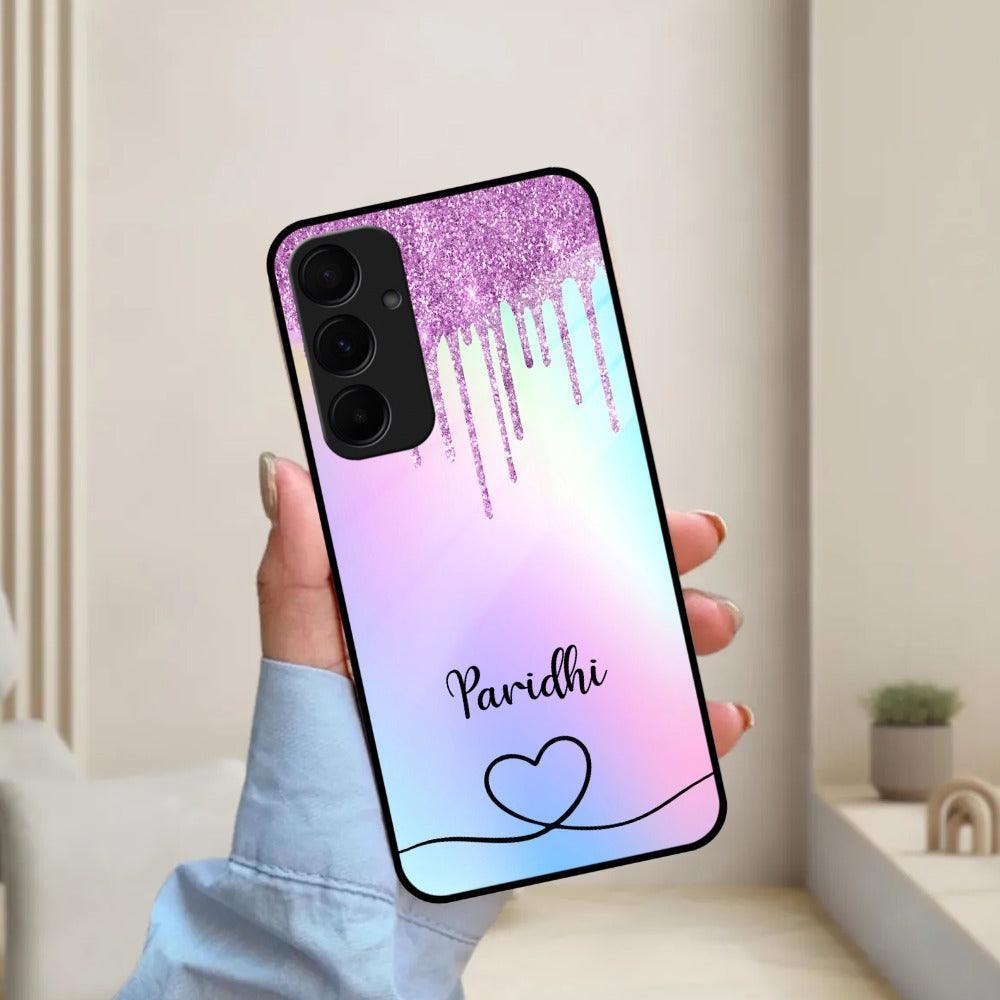 MultiColor Glitter Glass Case For Samsung - ShopOnCliQ