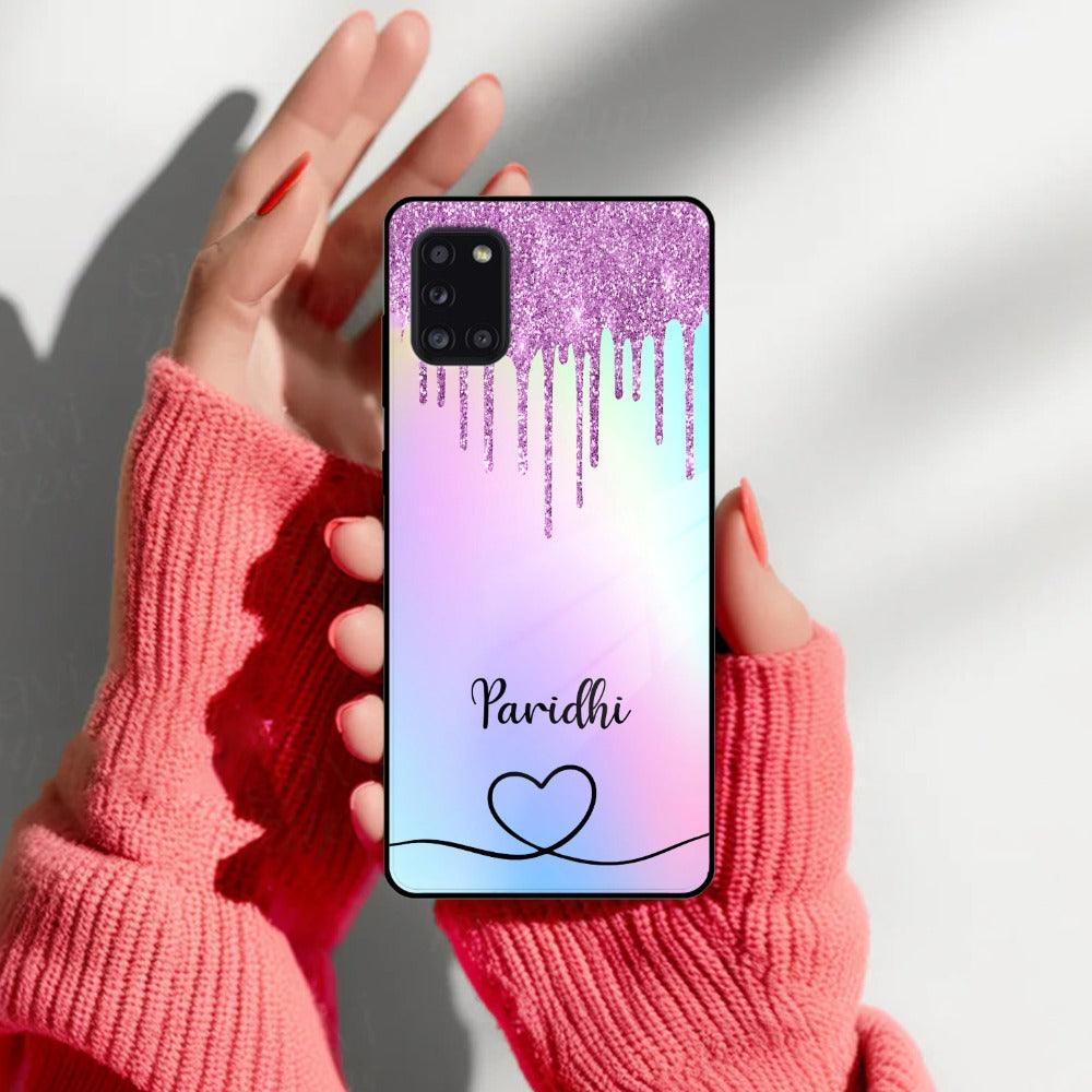 MultiColor Glitter Glass Case For Samsung - ShopOnCliQ