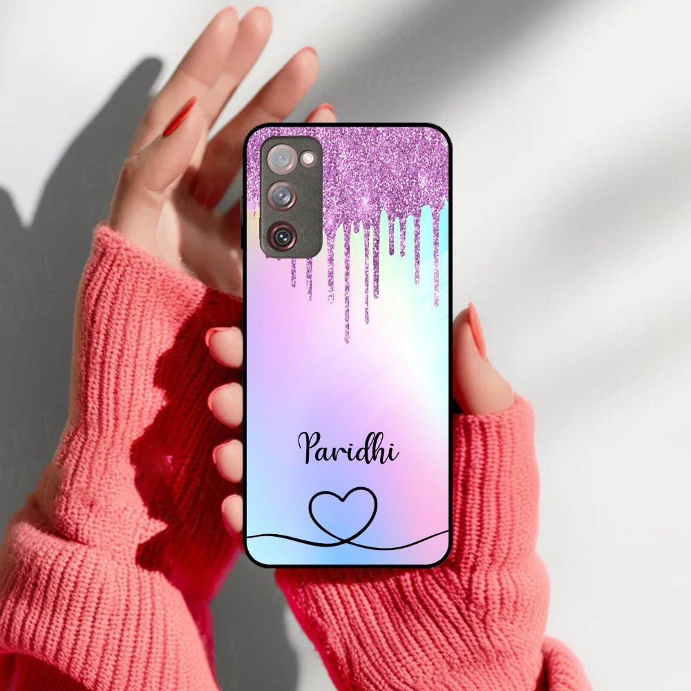 MultiColor Glitter Glass Case For Samsung - ShopOnCliQ