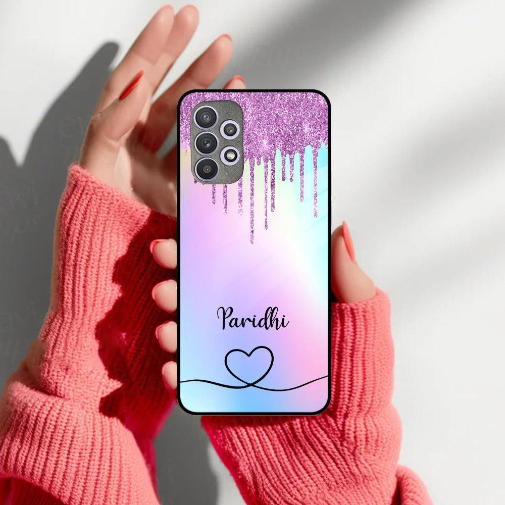 MultiColor Glitter Glass Case For Samsung - ShopOnCliQ