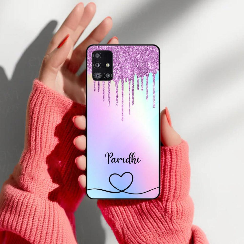 MultiColor Glitter Glass Case For Samsung - ShopOnCliQ