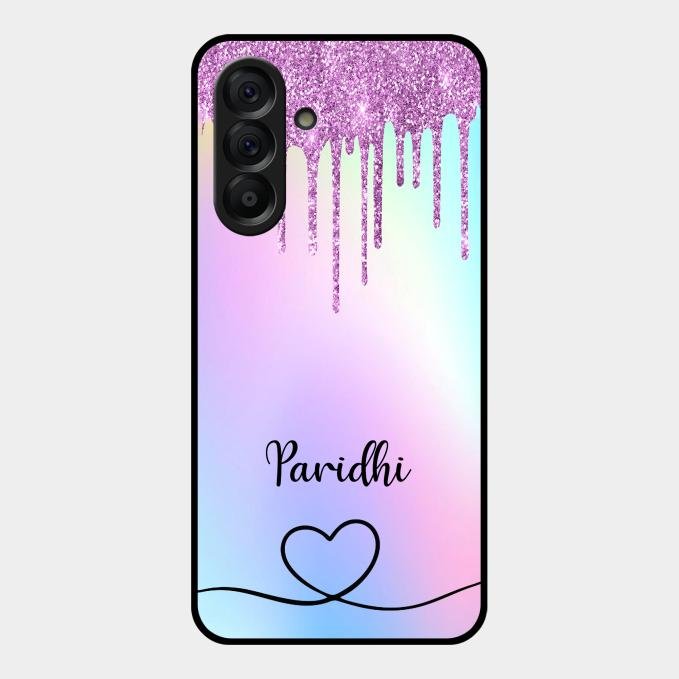 MultiColor Glitter Glass Case For Samsung Galaxy A17 5G