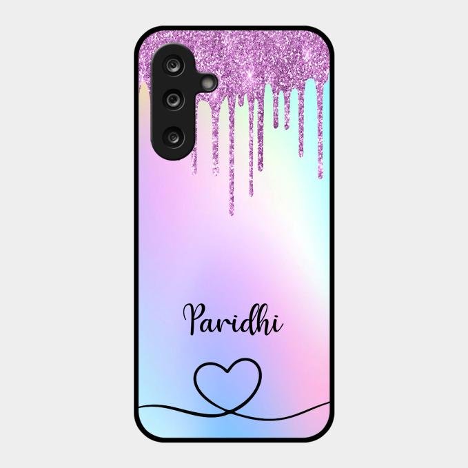 MultiColor Glitter Glass Case For Samsung Galaxy F16 5G