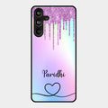 MultiColor Glitter Glass Case For Samsung Galaxy M55 5G