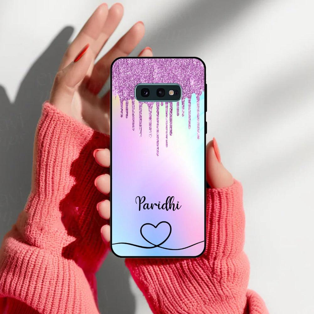 MultiColor Glitter Glass Case For Samsung - ShopOnCliQ