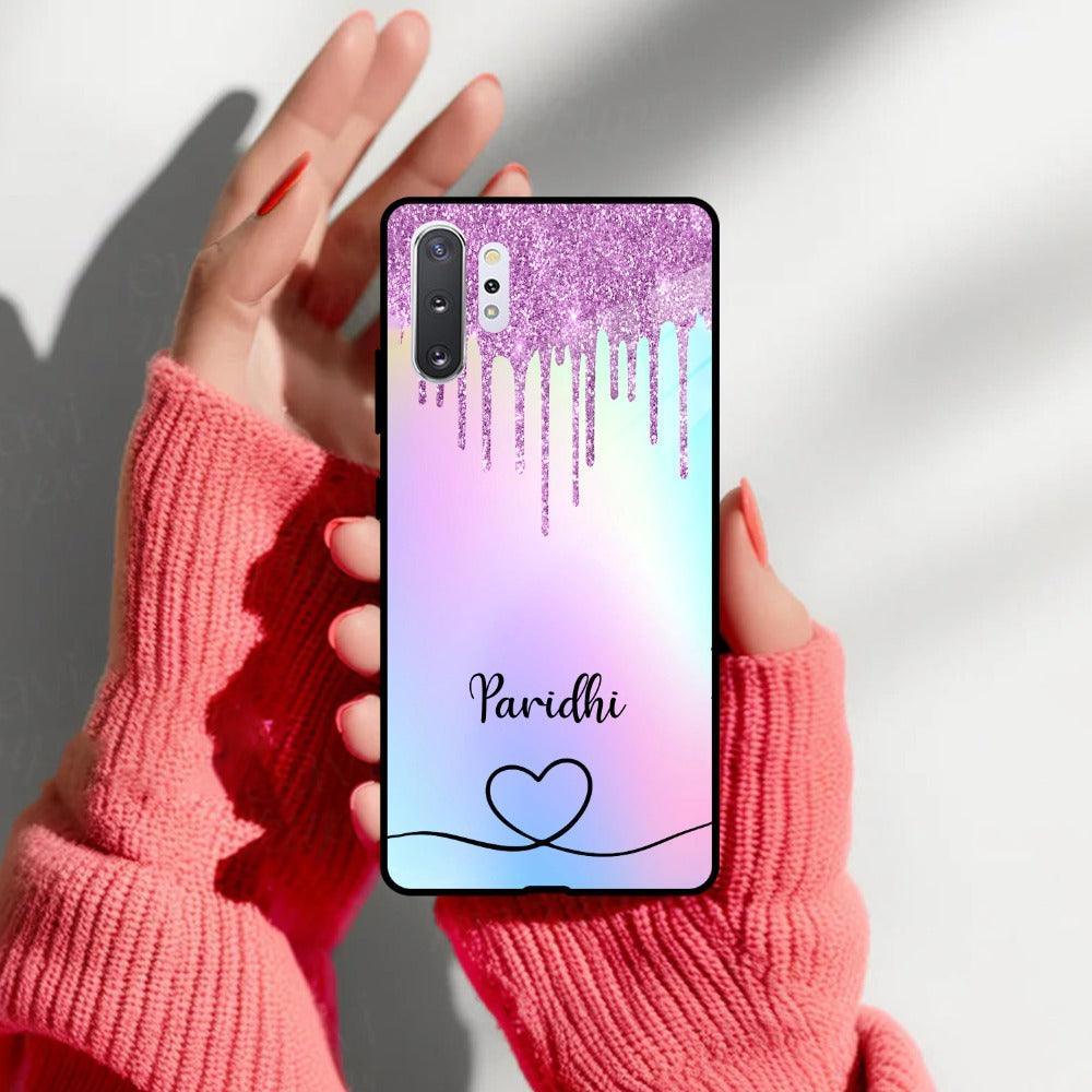 MultiColor Glitter Glass Case For Samsung - ShopOnCliQ