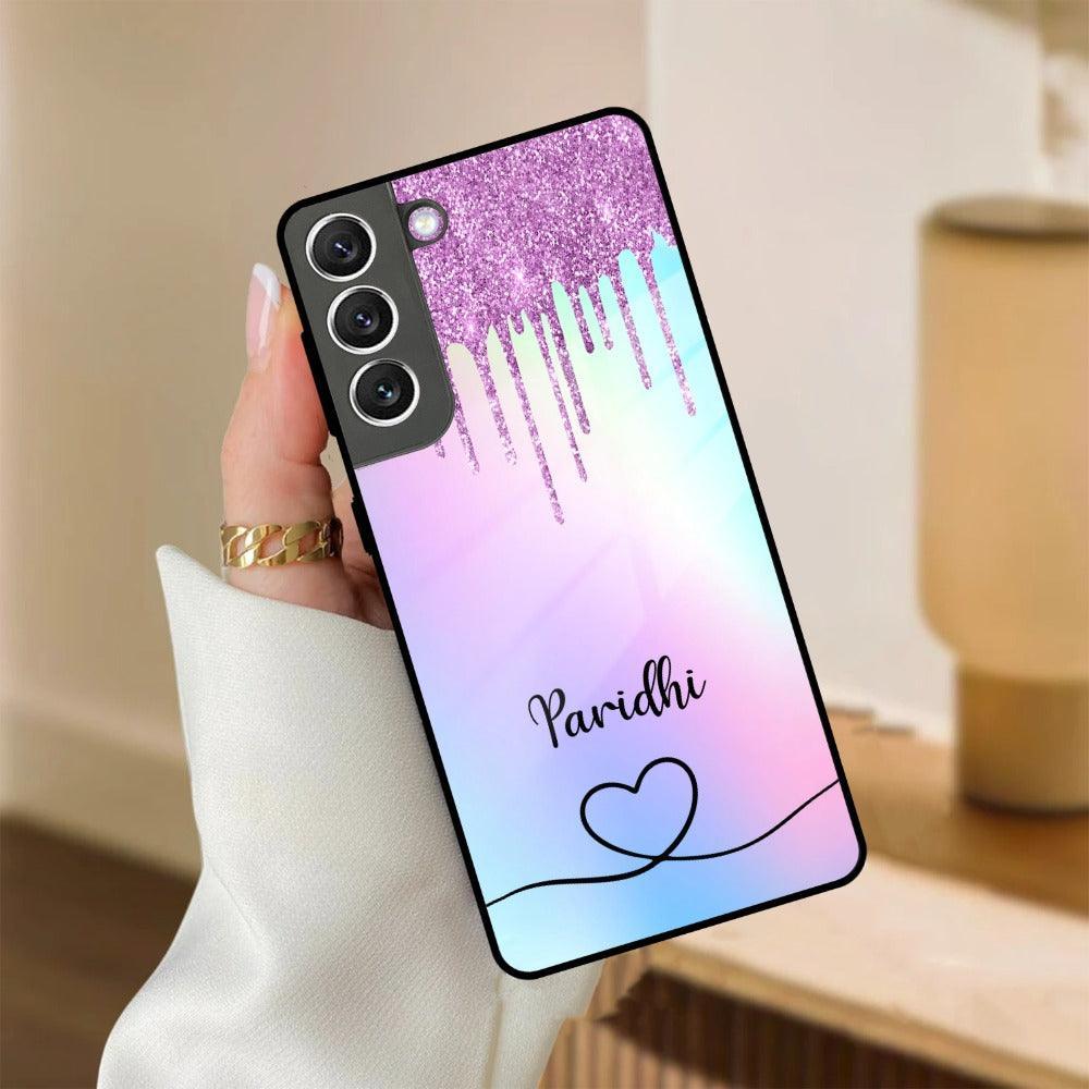 MultiColor Glitter Glass Case For Samsung - ShopOnCliQ