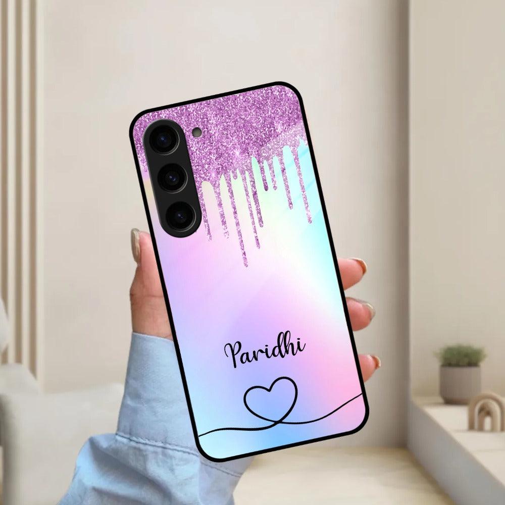 MultiColor Glitter Glass Case For Samsung - ShopOnCliQ
