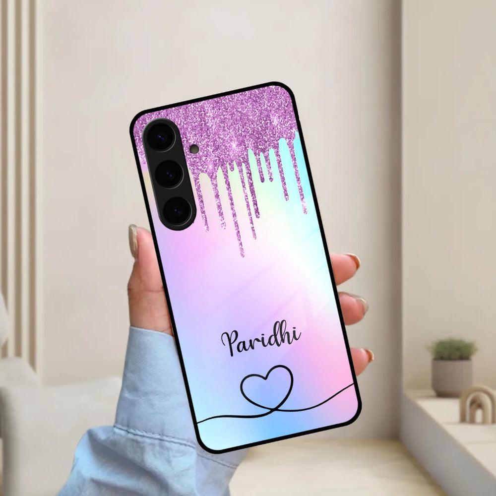 MultiColor Glitter Glass Case For Samsung - ShopOnCliQ