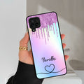 MultiColor Glitter Glass Case For Samsung Galaxy A42 5G