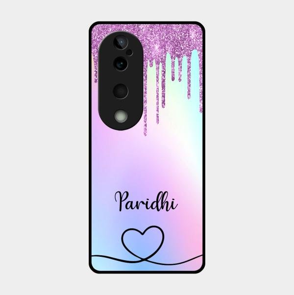 MultiColor Glitter Glass Case For Vivo T3 Ultra